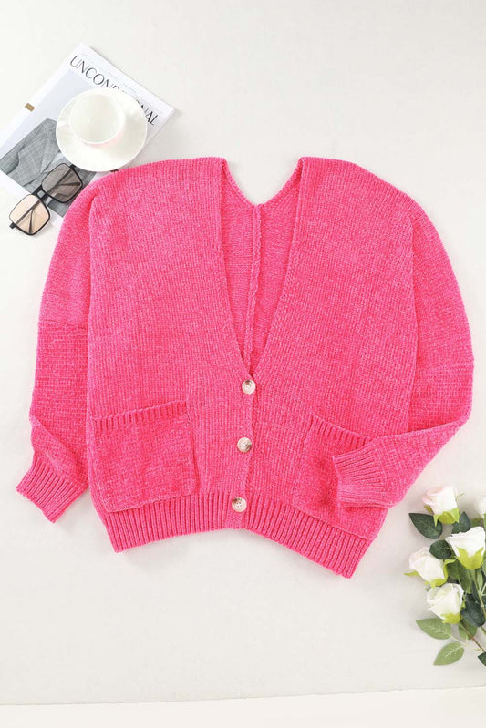 Button Down Cardigan with Pockets